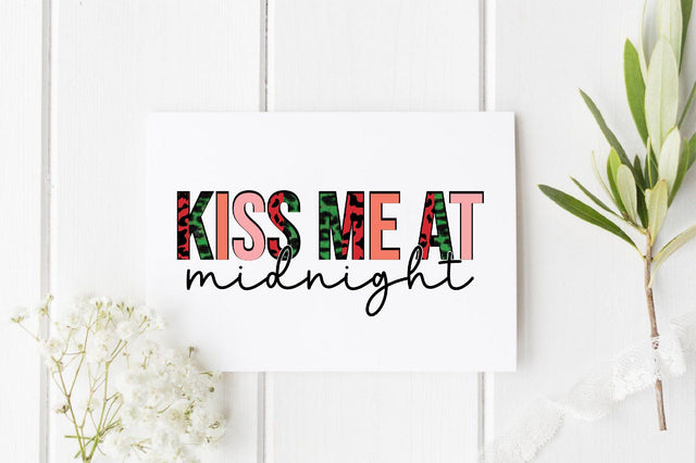 kiss me at midnight Sublimation Sublimation SVGista 