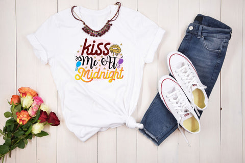 kiss me at midnight Sublimation SVGArt 