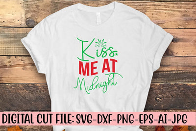 Kiss Me At Midnight SVG Cut File SVG Syaman 