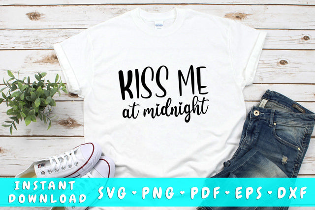 Kiss Me At Midnight SVG SVG HappyDesignStudio 