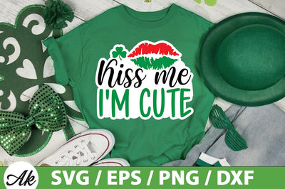 Kiss me don't pinch me SVG SVG akazaddesign 