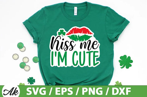 Kiss me don't pinch me SVG SVG akazaddesign 