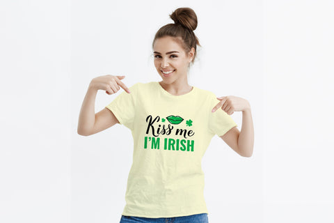 Kiss me I am Irish SVG. Funny Patricks Day Quote SVG LaBelezoka 
