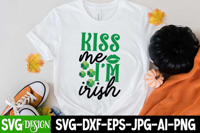 Kiss Me I m Irish SVG Cut File SVG BlackCatsMedia 