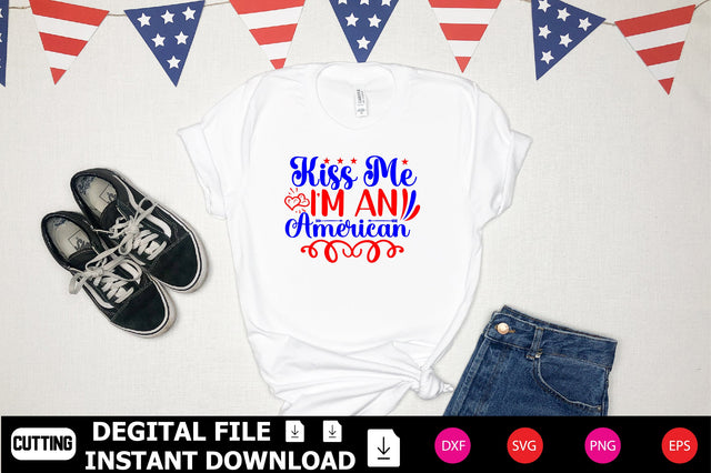 Kiss Me I'm American SVG Shahin alam 