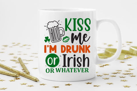 Kiss me i'm drunk or Irish or whatever SVG SVG Regulrcrative 