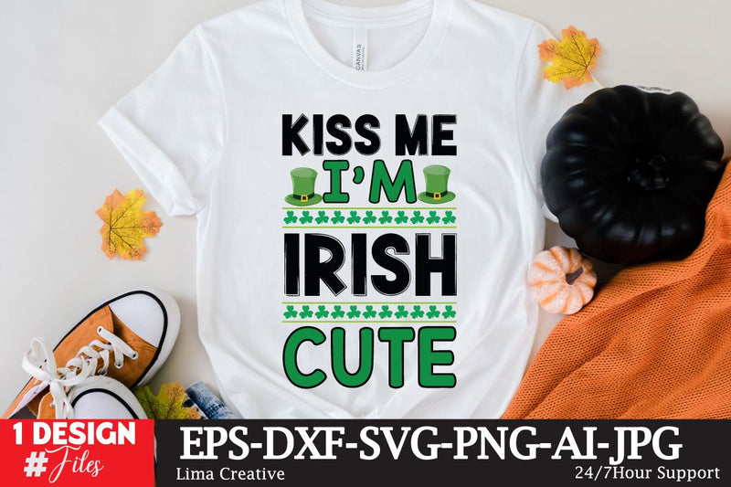 Kiss Me I'm Irish Cute SVG Cute File SVG Insomnia Std 