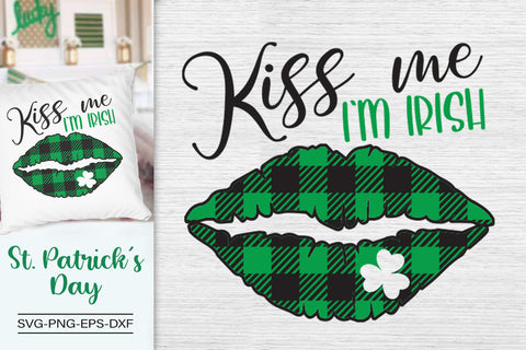 Kiss Me I'm Irish, St. Patrick's Day Svg SVG SvgMonkeys 