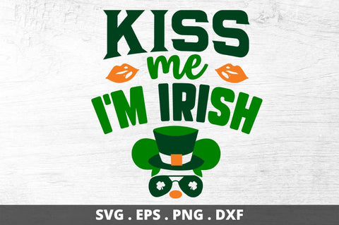 kiss me i,m irish SVG Designangry 
