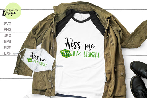Kiss me I`m Irish SVG St. Patrick`s day funny design SVG Klava P 