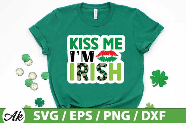 Kiss me i'm irish SVG SVG akazaddesign 