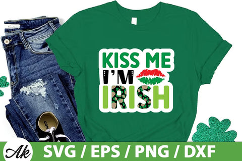 Kiss me i'm irish SVG SVG akazaddesign 
