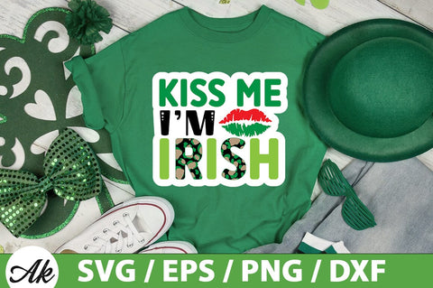 Kiss me i'm irish SVG SVG akazaddesign 