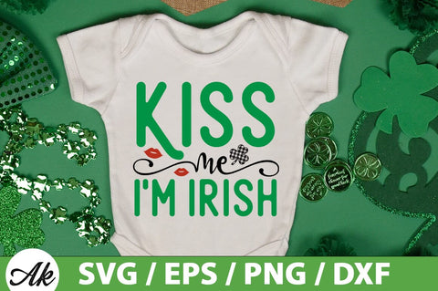 Kiss me i'm Irish SVG SVG akazaddesign 