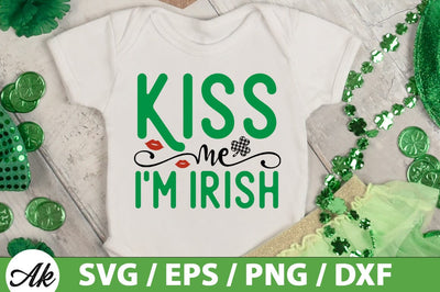 Kiss me i'm Irish SVG SVG akazaddesign 