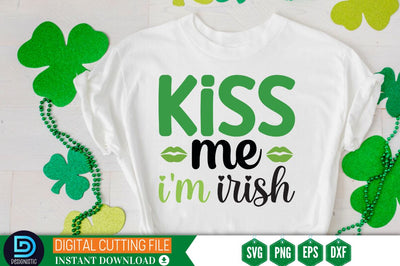 Kiss me i'm irish SVG SVG DESIGNISTIC 