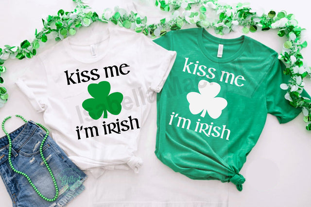 kiss me I'm Irish svg SVG Isabella Machell 