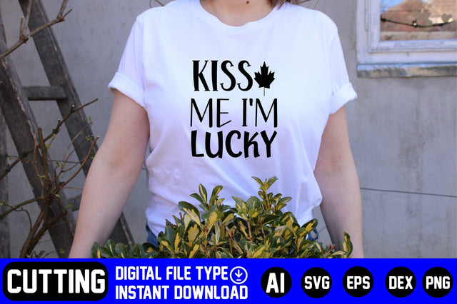 Kiss Me I'm Lucky SVG CraftlabSvg29 