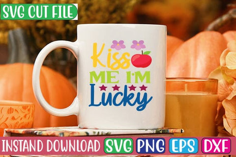 Kiss Me I'm Lucky SVG Cut File SVG Studio Innate 
