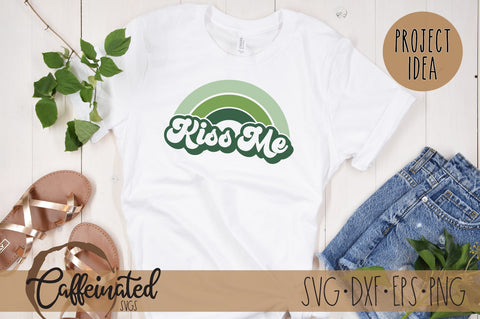 Kiss Me St. Patrick's Day SVG SVG Caffeinated SVGs 