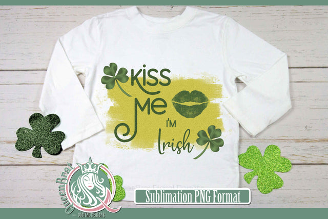 Kiss Me Sublimation Sublimation QueenBrat Digital Designs 
