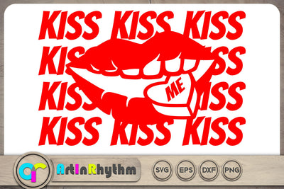 Kiss me svg / Valentine's day svg SVG Artinrhythm shop 