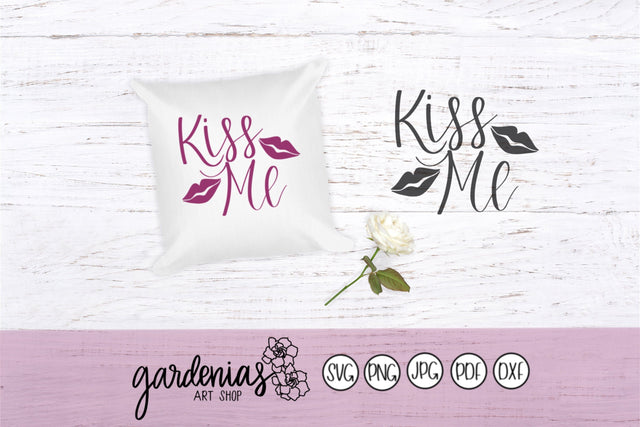 Kiss Me with Lips SVG Gardenias Art Shop 