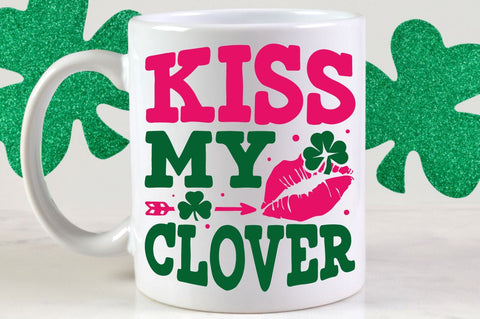 kiss my clover SVG Designangry 