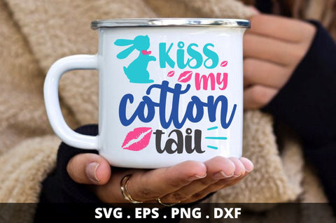 Kiss my cotton tail SVG Designangry 