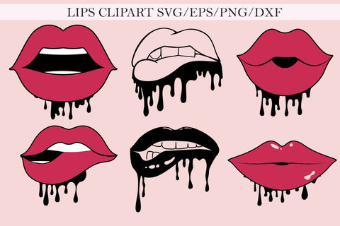 Kiss My Lips - Dripping Font Duo Font Freeling Design House 