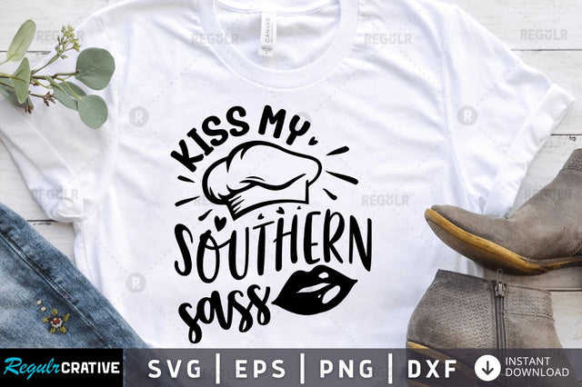 Kiss my southern sass SVG SVG Regulrcrative 