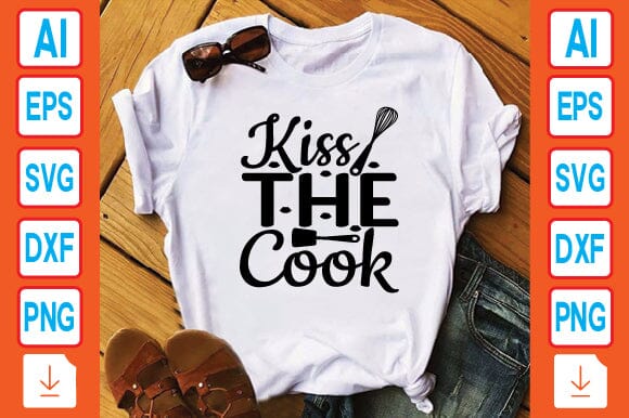 Kiss the Cook SVG Craftlabsvg24 