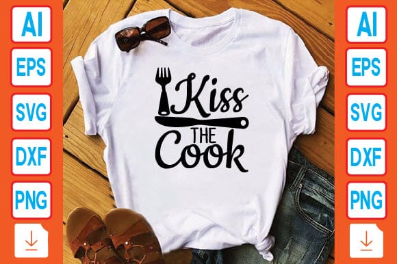 Kiss the Cook SVG Craftlabsvg24 