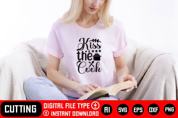 Kiss The Cook SVG CraftlabSvg29 