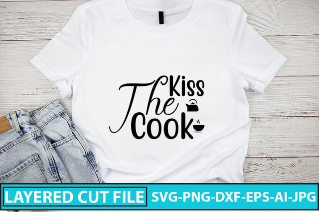 Kiss The Cook SVG Design SVG Syaman 