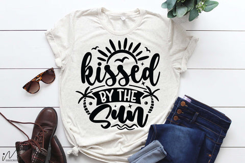 kissed by the sun svg, Sunshine svg, Summer vibes svg, Summer t shirt svg, Vacation Svg, Ocean Svg Svg, Beach Svg, Beach t shirt svg, Summer mug svg, Beach time svg, Summer Cut Files, Hello summer svg, Lake time SVG Isabella Machell 