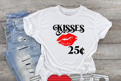 Kisses 25 Cents SVG | Valentine's Day SVG SVG B Renee Design 