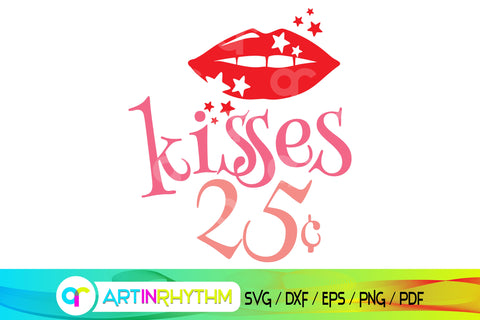 Kisses svg, Happy valentine's svg SVG Artinrhythm shop 