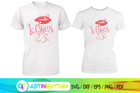 Kisses svg, Happy valentine's svg SVG Artinrhythm shop 