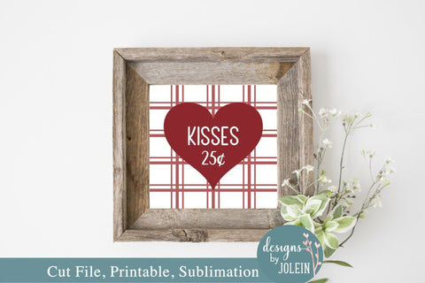 Kisses - Valentine's Day SVG SVG Designs by Jolein 