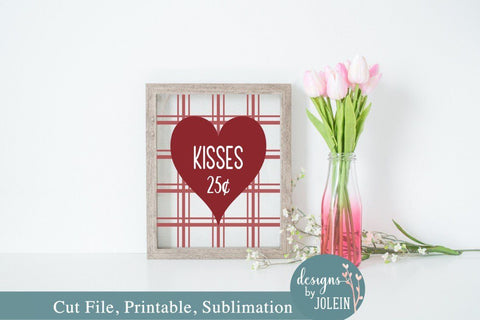 Kisses - Valentine's Day SVG SVG Designs by Jolein 