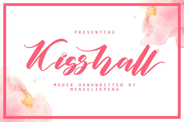 Kisshall Font Mengulirpena 