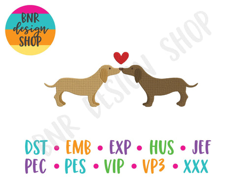 Kissing Animal Machine Embroidery Bundle Embroidery/Applique DESIGNS BNRDesignShop 