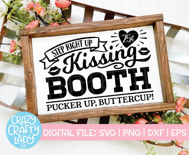 Kissing Booth SVG Crazy Crafty Lady Co. 