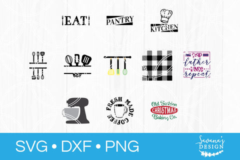 Kitchen and Cooking SVG Bundle SVG SavanasDesign 