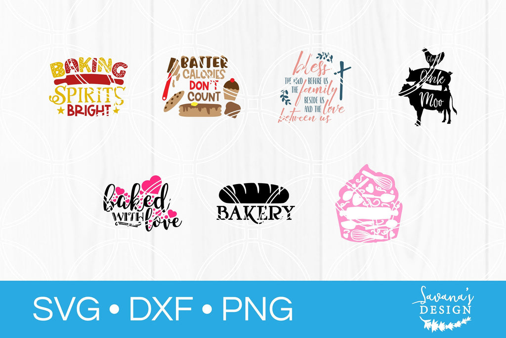 Kitchen and Cooking SVG Bundle - So Fontsy