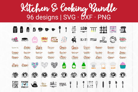 Kitchen and Cooking SVG Bundle SVG SavanasDesign 