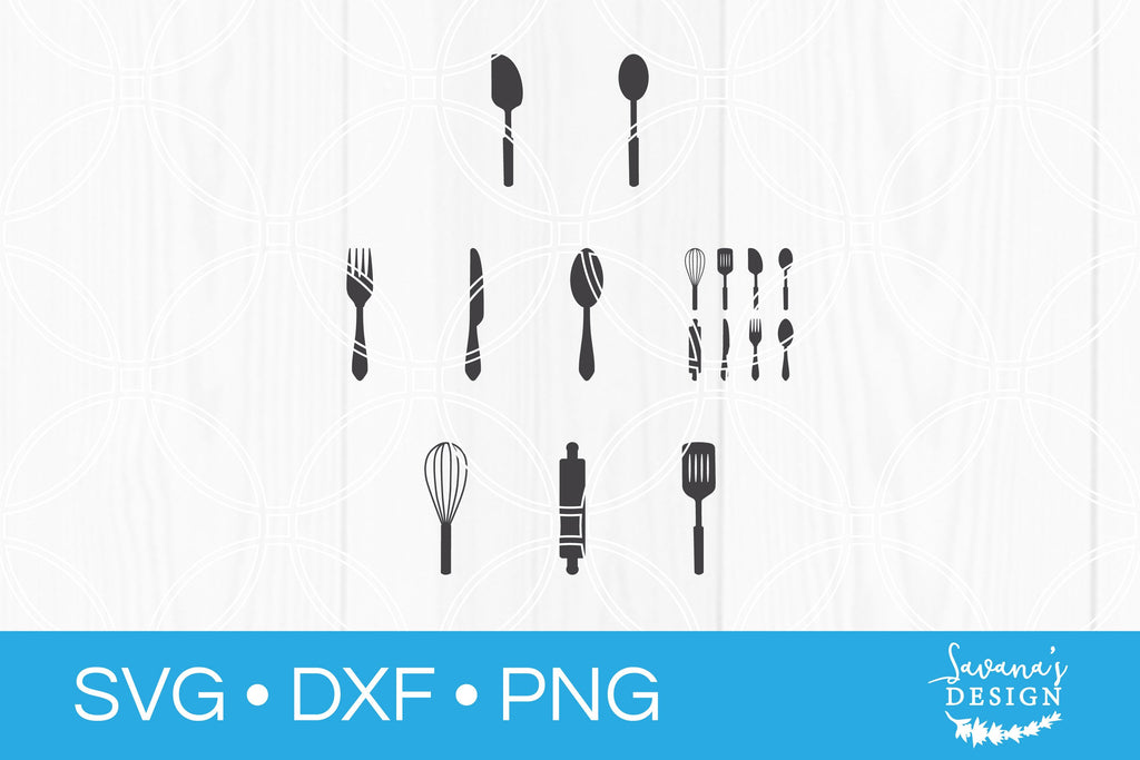 Kitchen and Cooking SVG Bundle - So Fontsy