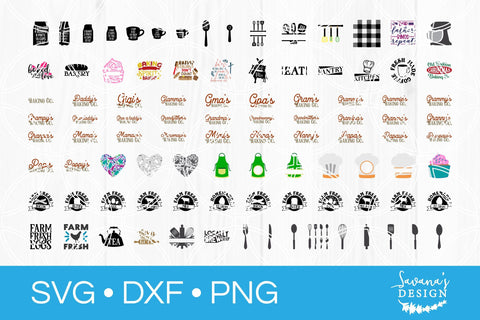 Kitchen and Cooking SVG Bundle SVG SavanasDesign 