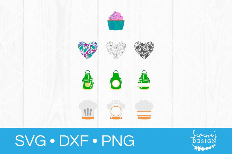 Kitchen and Cooking SVG Bundle - So Fontsy